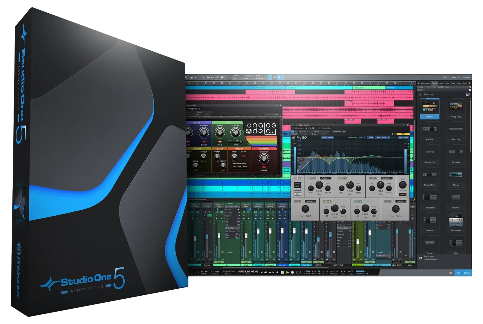 Presonus introduces Studio One 5 and Atom SQ midi controller
